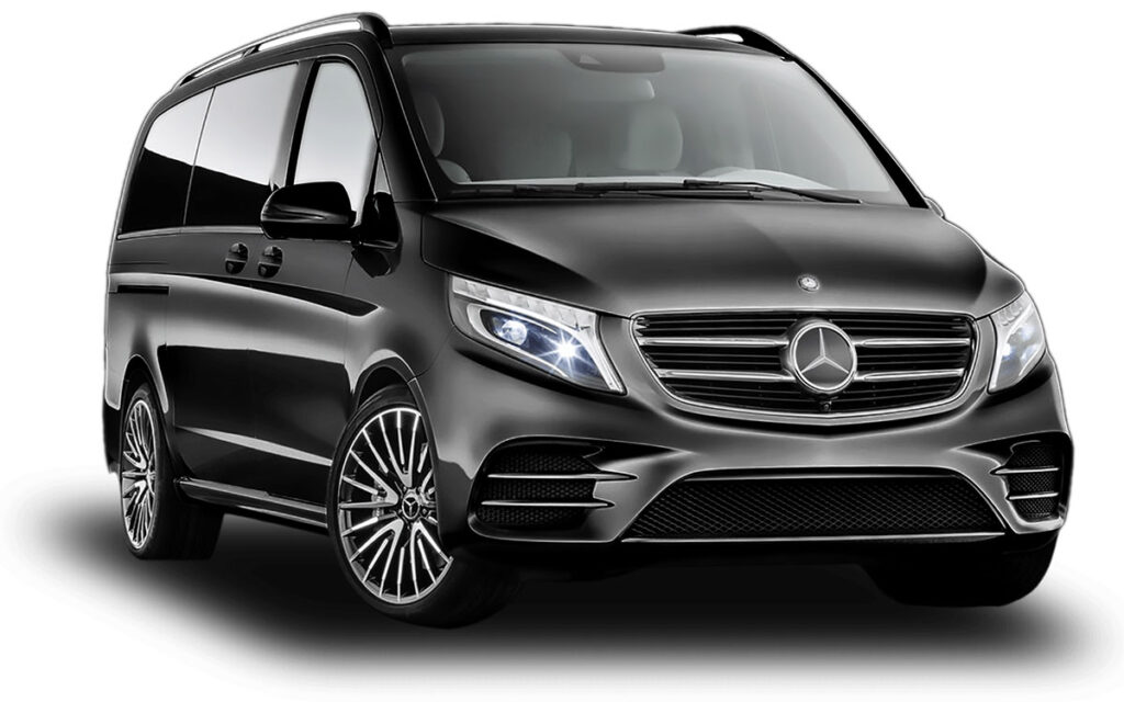 Mercedes V class seen from the front